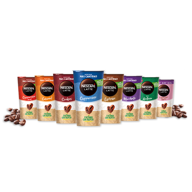 Nescafé latte, ¡ahora con más cantidad!