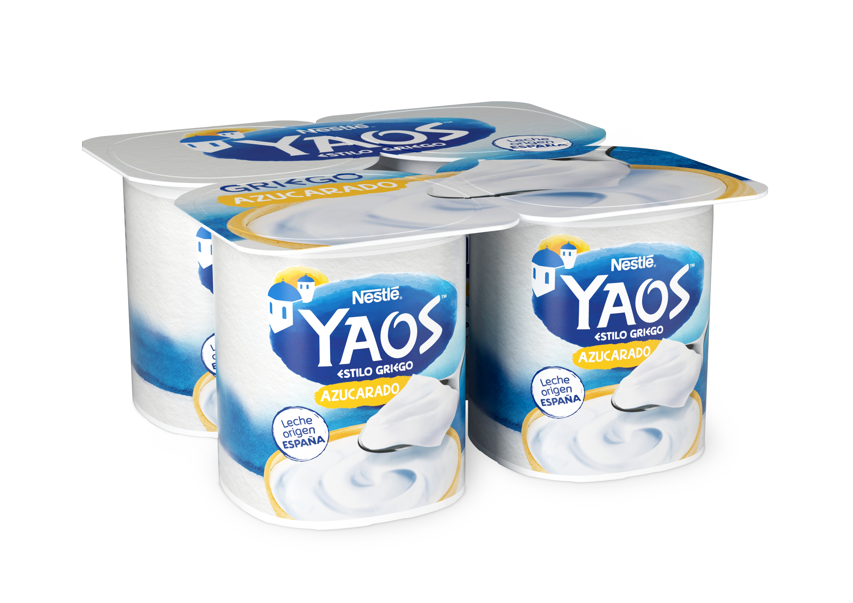 Yogur griego azucarado