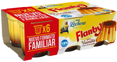 Flan sabor a vainilla x6