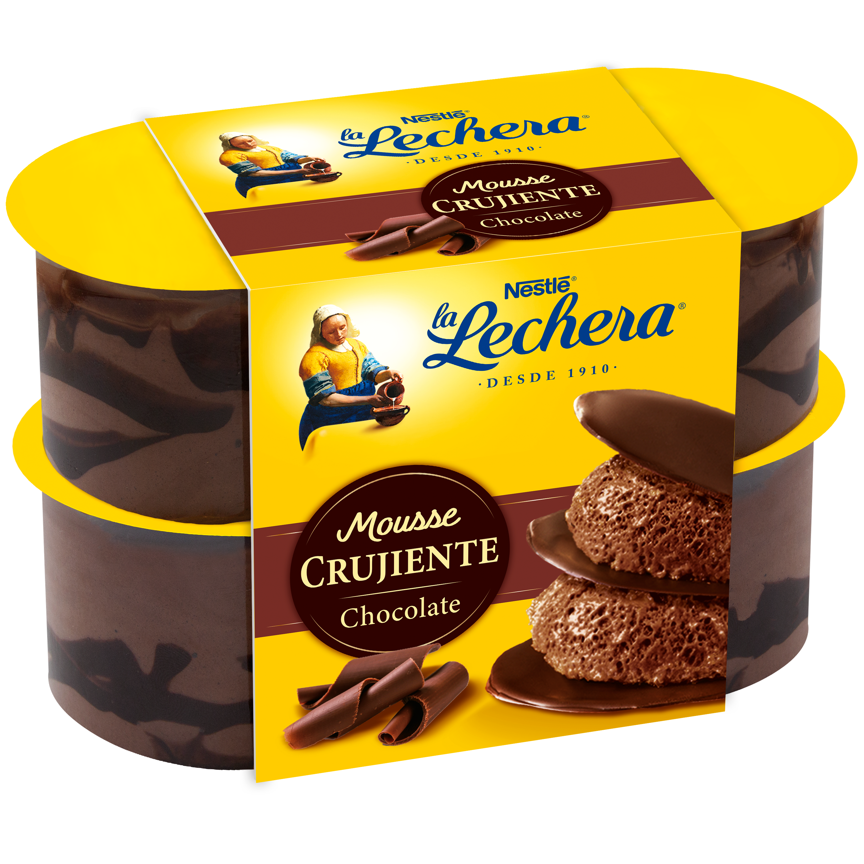 Mousse Crujiente de Chocolate