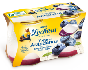 Yogur con Arándanos