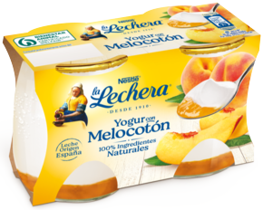 Yogur Con Melocotón