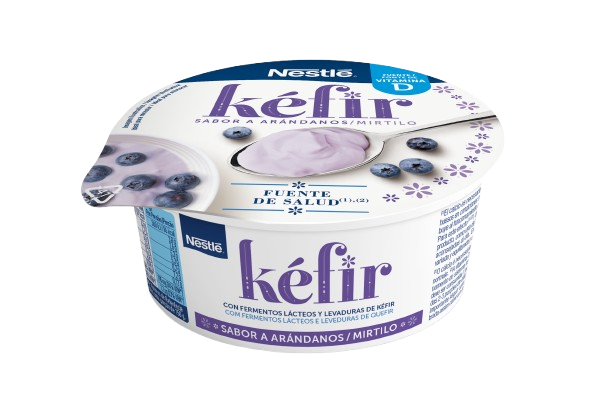 Kéfir arándanos tarrina