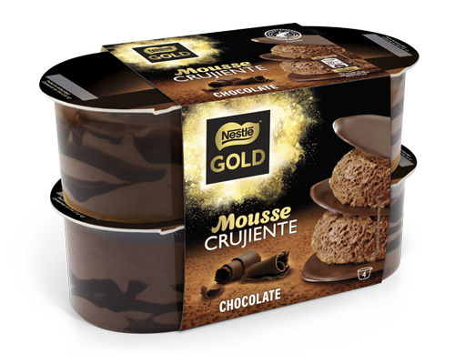 Mousse Crujiente de Chocolate