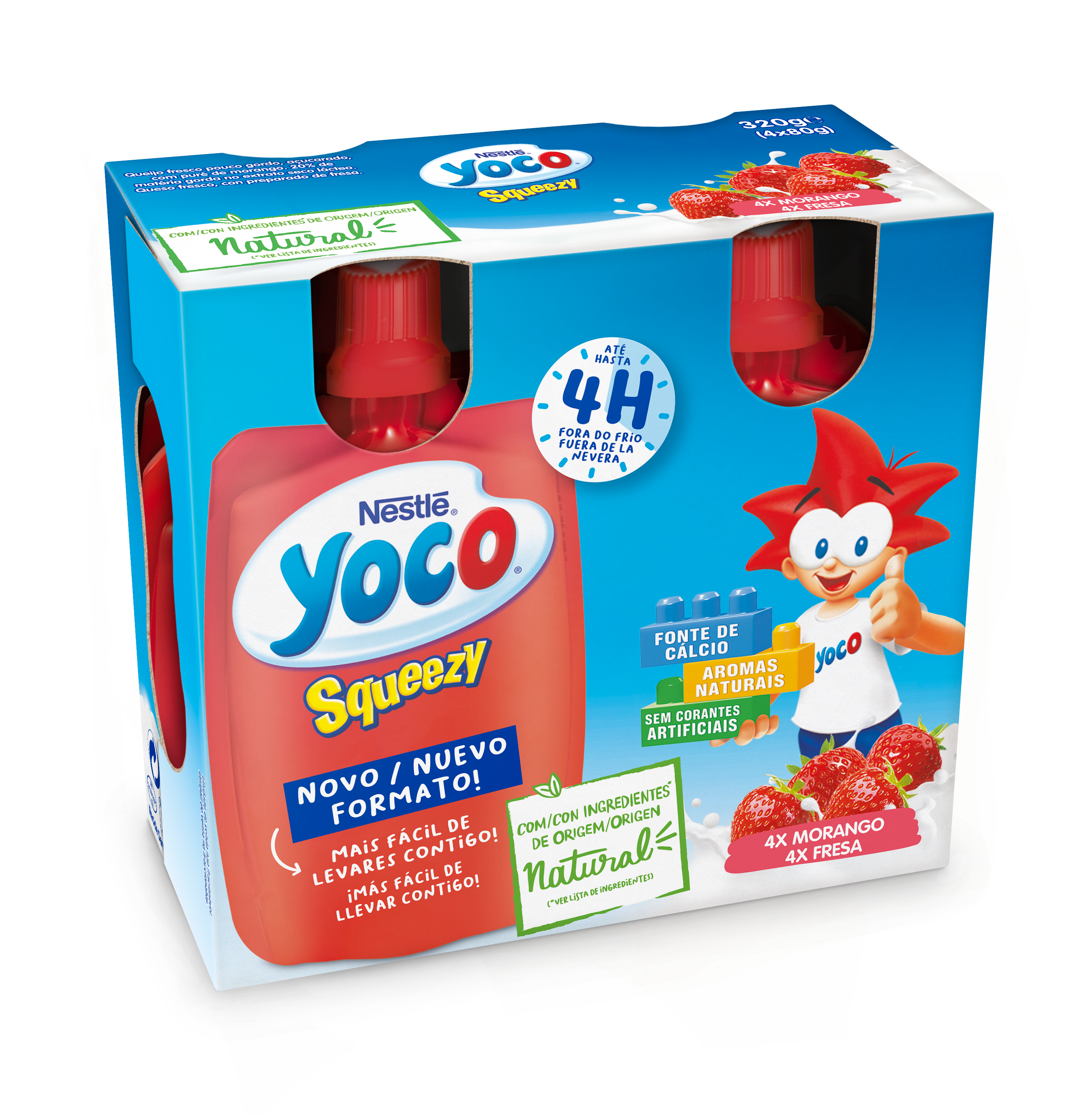 Nestlé Yoco Squeezy fresa